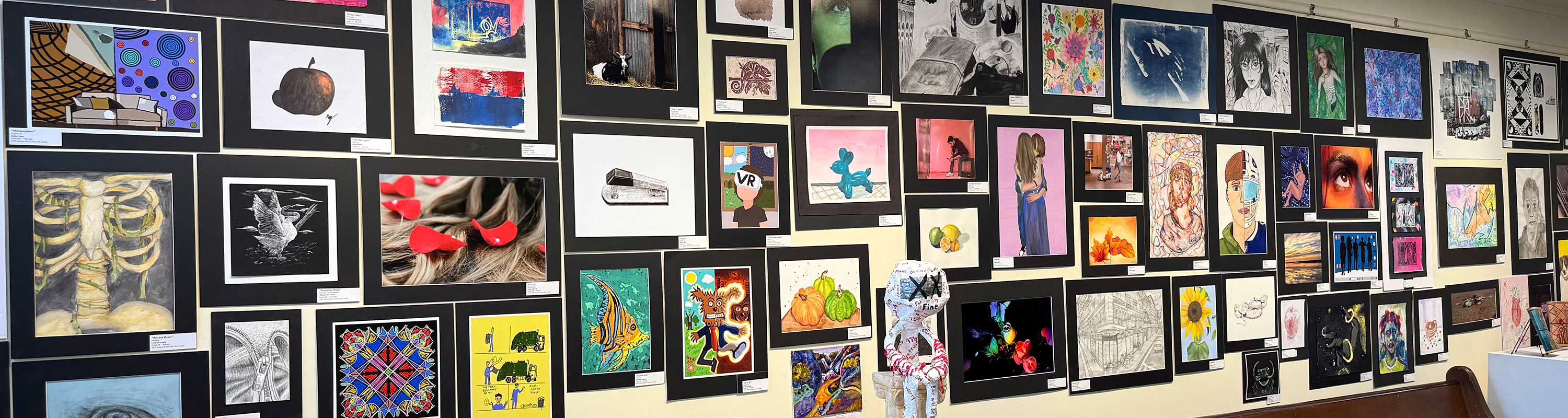 photo of artwork from the Student Art Show and Competition