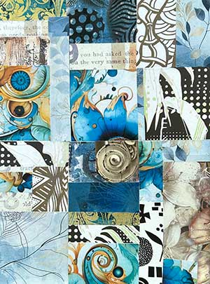 a second example of a gelli plate print