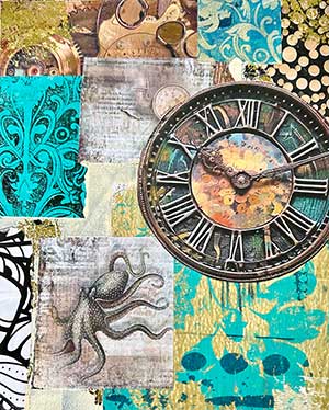 an example of a gelli plate print 