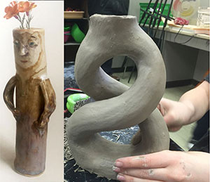 examples of clay sculptures