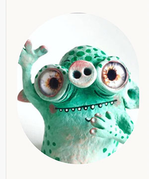 Summer Art Camp Paper Mache Monsters