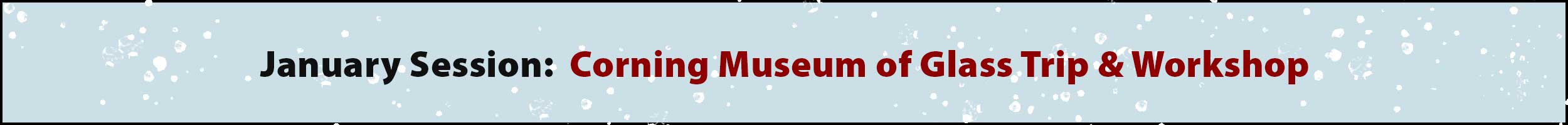 banner announncing the Young Artist Experience classes for January 2026