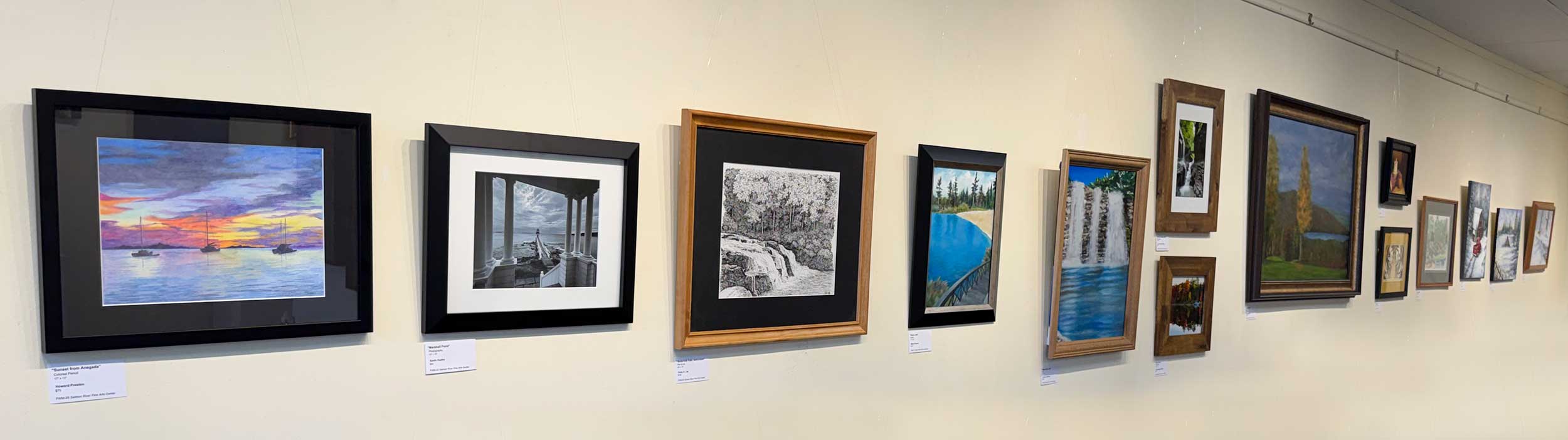 website banner advertising the upcoming Member-Fall Winter Show, 2025-2026