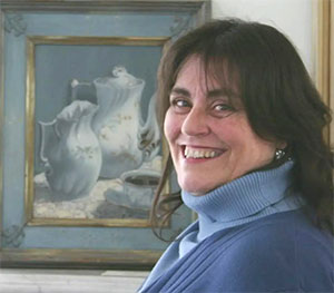 Photo of Patricia A. Tanner, professional artist and juror for the Hooked on the Salmon River Show 2023